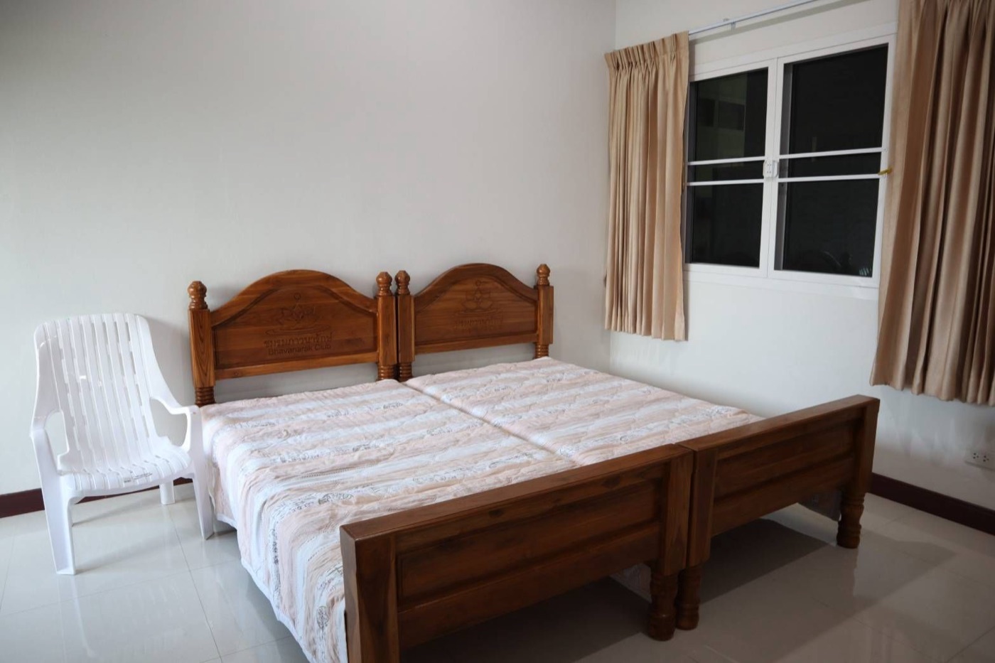 Room with two beds